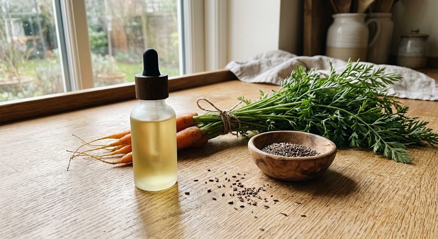 Carrot Seed Oil for Skin: What the Science Says (and Why It's Not a Retinol)