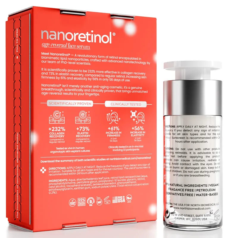 Nanoretinol® serum dropper